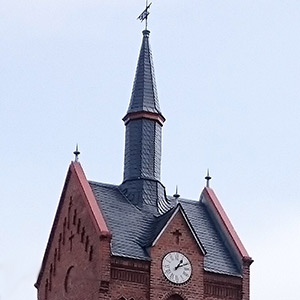 Kirchturm - Eindeckung von Dach und Spitze